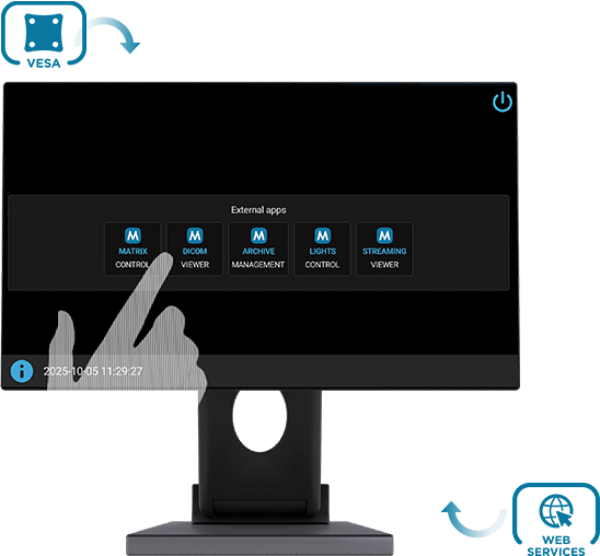 MSP156 Front View with Hand
